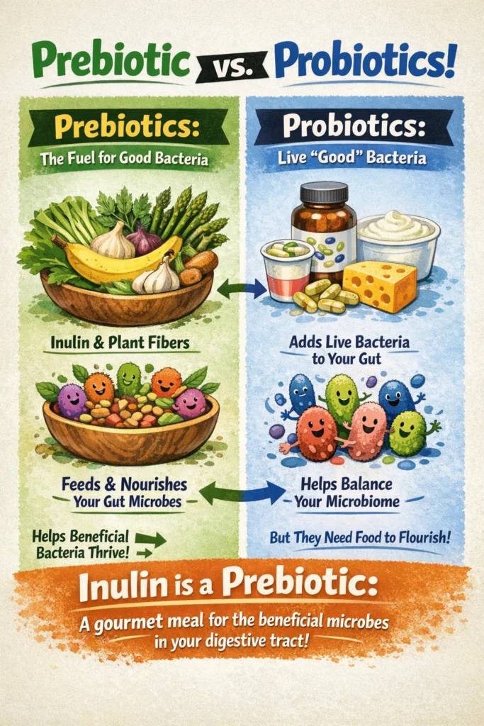 Prebiotic Power vs. Probiotics
